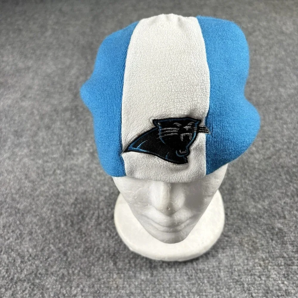 Vintage Y2K Reebok Carolina Panthers Beanie Youth Blue Sideline Equipment NFL